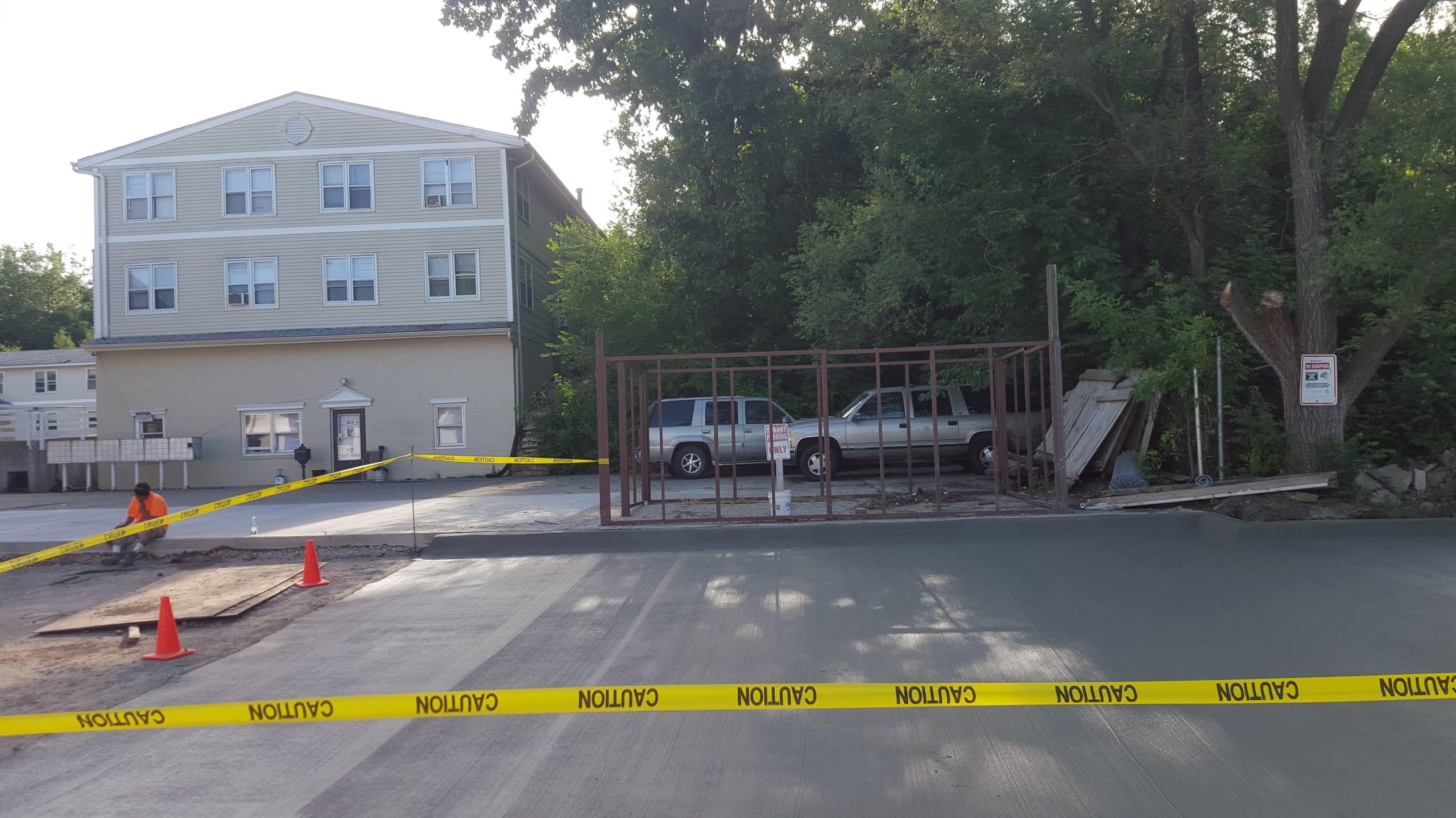 Multifamily Home Concrete parking lots