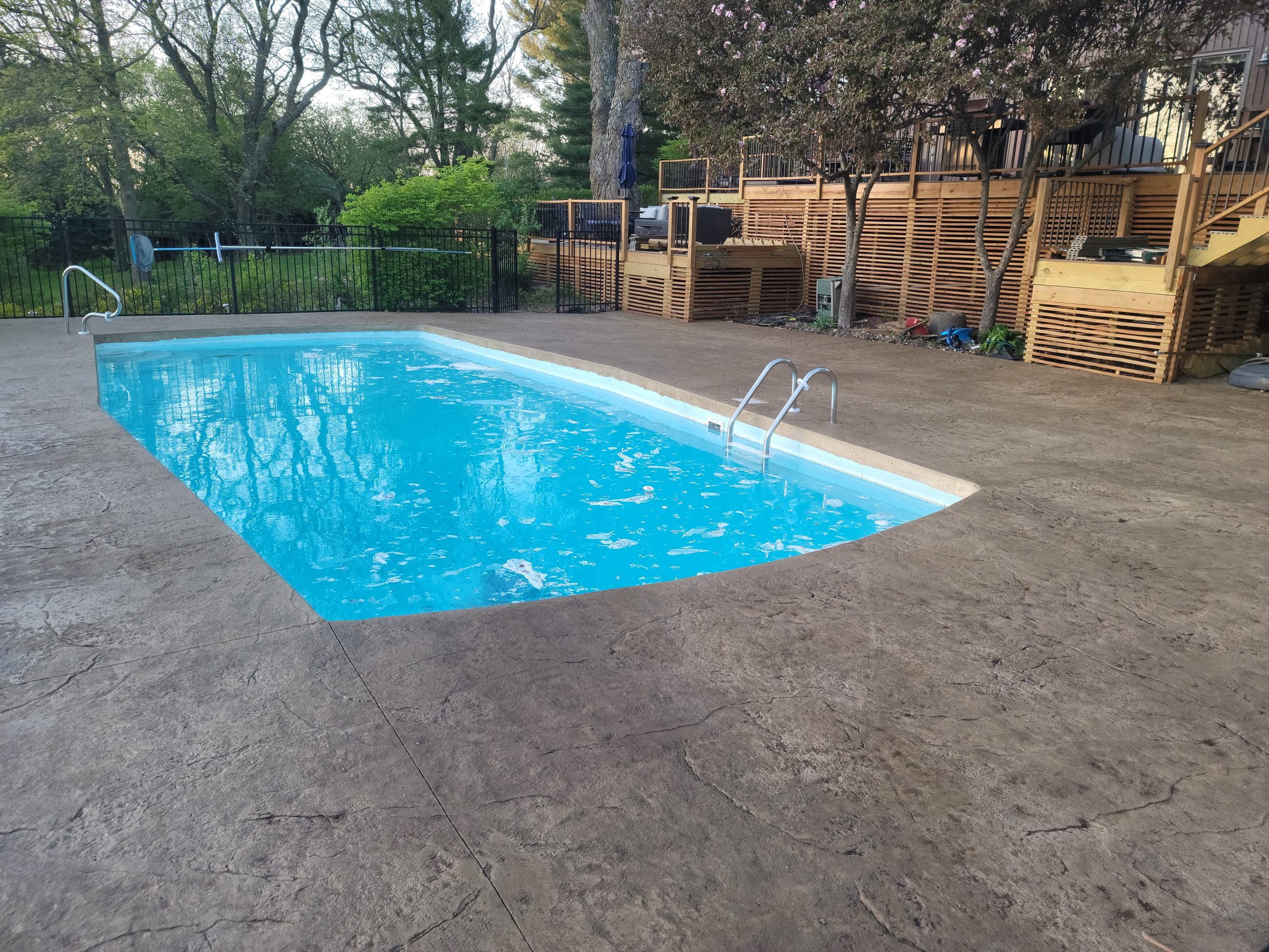 Stamped Pool Concrete