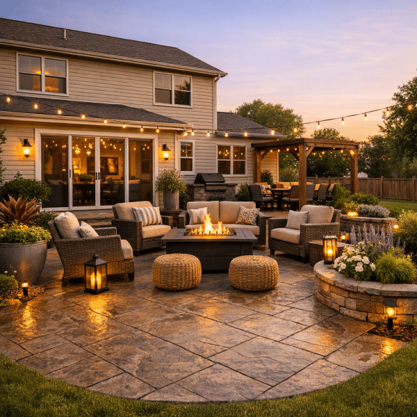 stamped concrete patio ideas that transform your outdoor space
