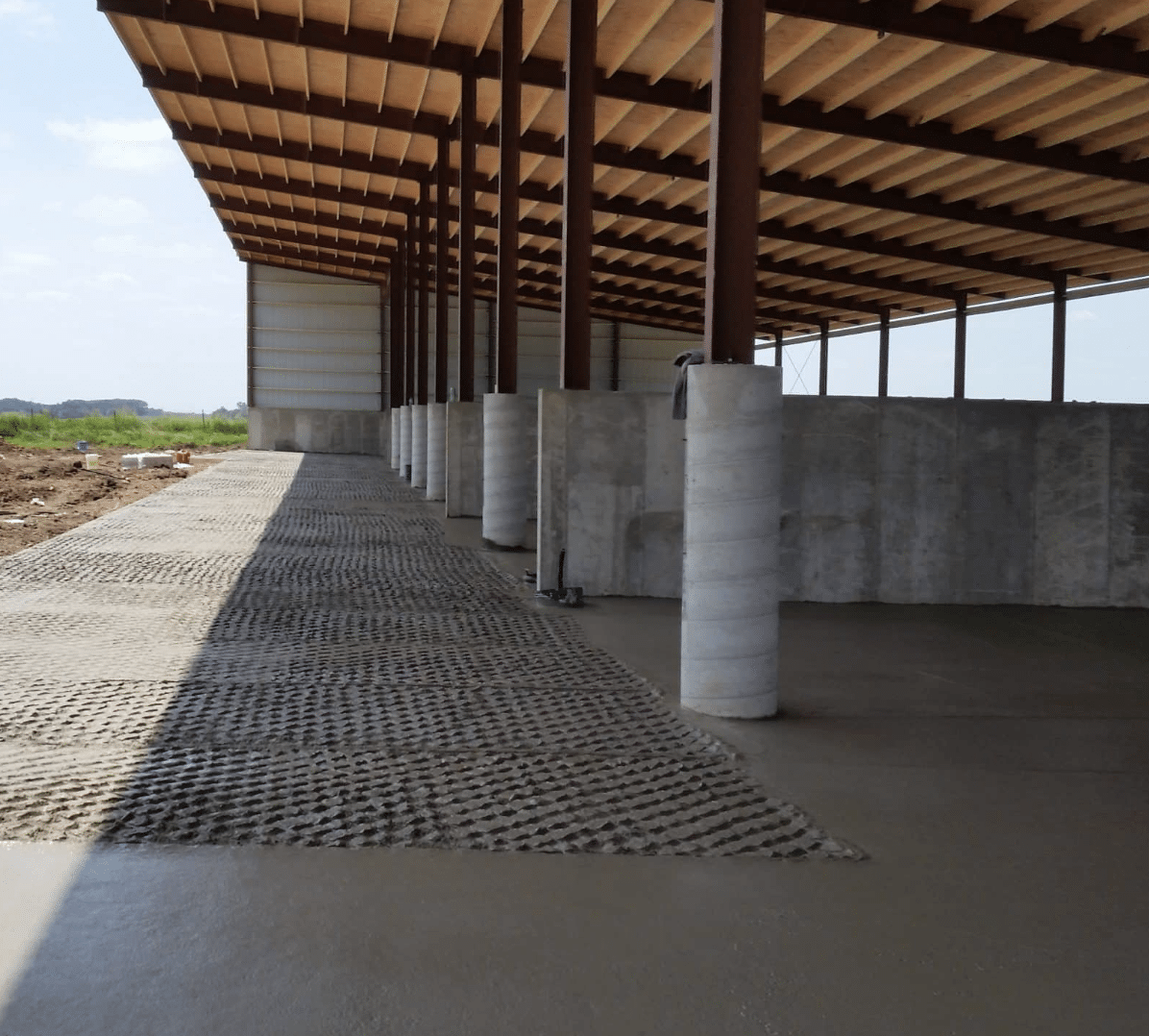 Concrete footing installation Des Moines Iowa