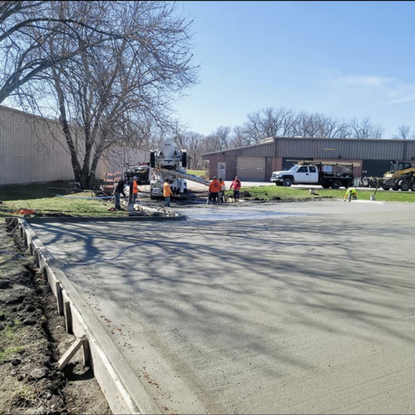 Warehouse Concrete Flatwork in West Des Moines