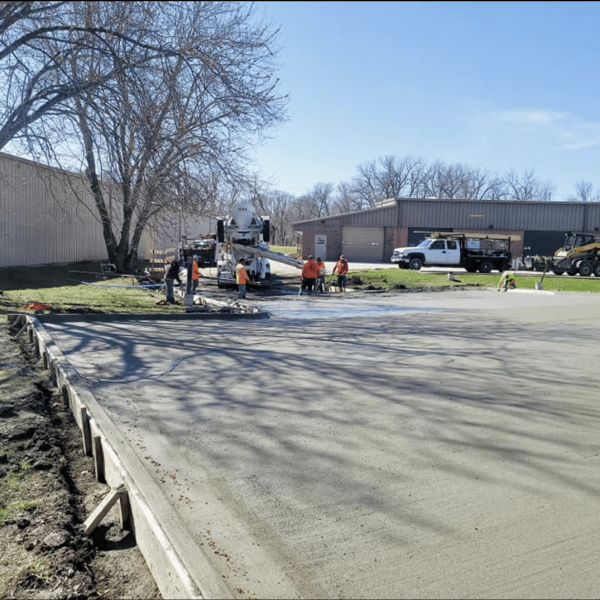 Warehouse Concrete Flatwork in West Des Moines